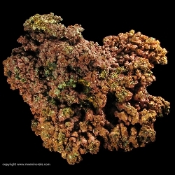 Minerals Specimen: Copper Crystals from Keweenaw Peninsula, Michigan, USA Minerals Specimen: Copper Crystals from Keweenaw Peninsula, Michigan, USA