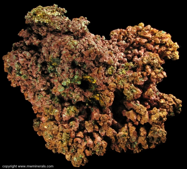 Mineral Specimen: Copper Crystals from Keweenaw Peninsula, Michigan, USA