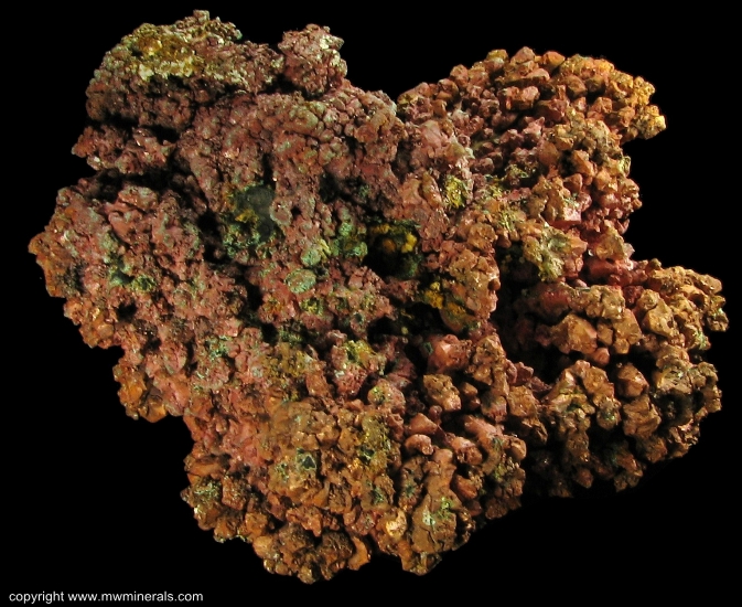 Mineral Specimen: Copper Crystals from Keweenaw Peninsula, Michigan, USA