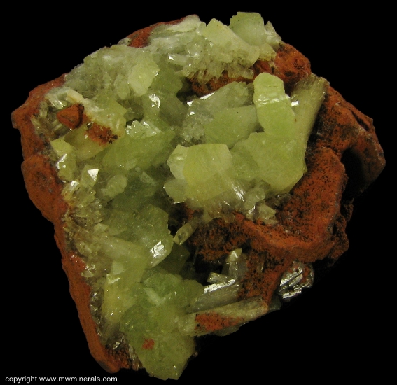 Mineral Specimen: Adamite from Mina Ojuela, Mapimi, Durango, Mexico