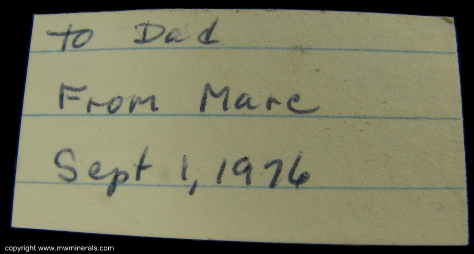Mineral Specimen: Adamite from Mina Ojuela, Mapimi, Durango, Mexico