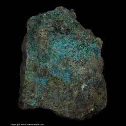 Minerals Specimen: Gerhardtite from Caledonia Mine, Greenland, Ontonagon County, Michigan, USA