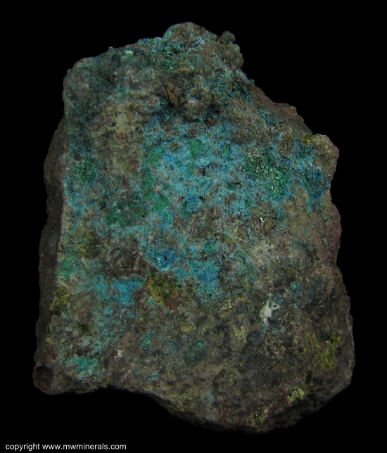 Mineral Specimen: Gerhardtite from Caledonia Mine, Greenland, Ontonagon County, Michigan, USA