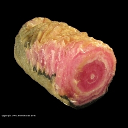 Minerals Specimen: Rhodochrosite Stalactite from Capillitas Mine, Andalgala Department, Catamarca, Argentina Minerals Specimen: Rhodochrosite Stalactite from Capillitas Mine, Andalgala Department, Catamarca, Argentina