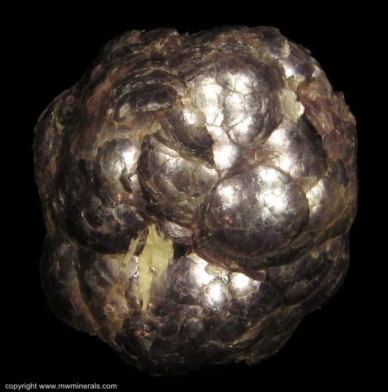 Mineral Specimen: Ball Lepidolite from Governador Valadares, Doce valley, Minas Gerais, Brazil