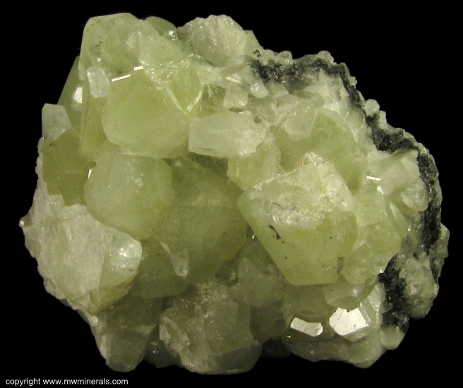 Mineral Specimen: Datolite Crystals from Lane & Sons Traprock quarries, Westfield, Hampden County, Massachusetts, USA