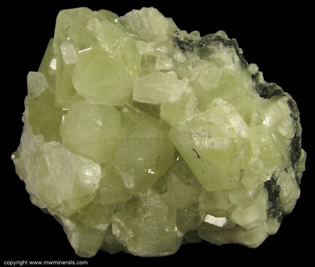 Mineral Specimen: Datolite Crystals from Lane & Sons Traprock quarries, Westfield, Hampden County, Massachusetts, USA