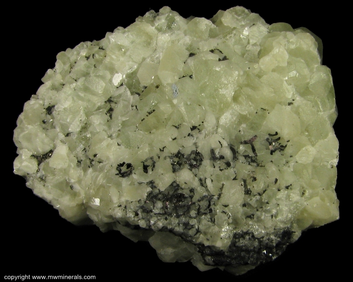 Mineral Specimen: Datolite Crystals from Lane & Sons Traprock quarries, Westfield, Hampden County, Massachusetts, USA
