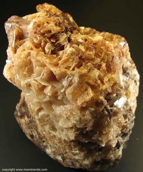 Mineral Specimen: Barite, Hematite from Montreal Mine, Iron County, Minnesota