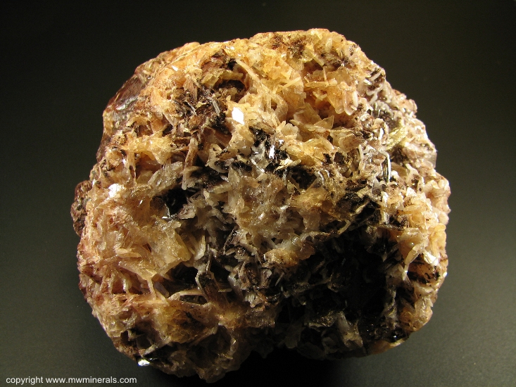 Mineral Specimen: Barite, Hematite from Montreal Mine, Iron County, Minnesota