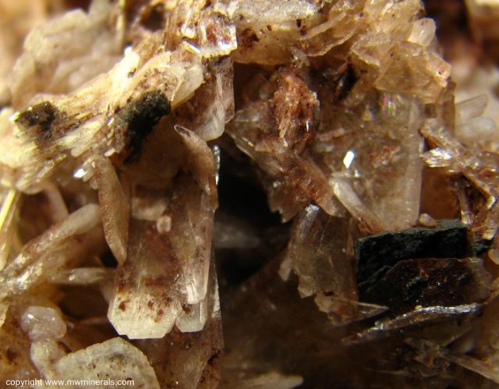 Mineral Specimen: Barite, Hematite from Montreal Mine, Iron County, Minnesota