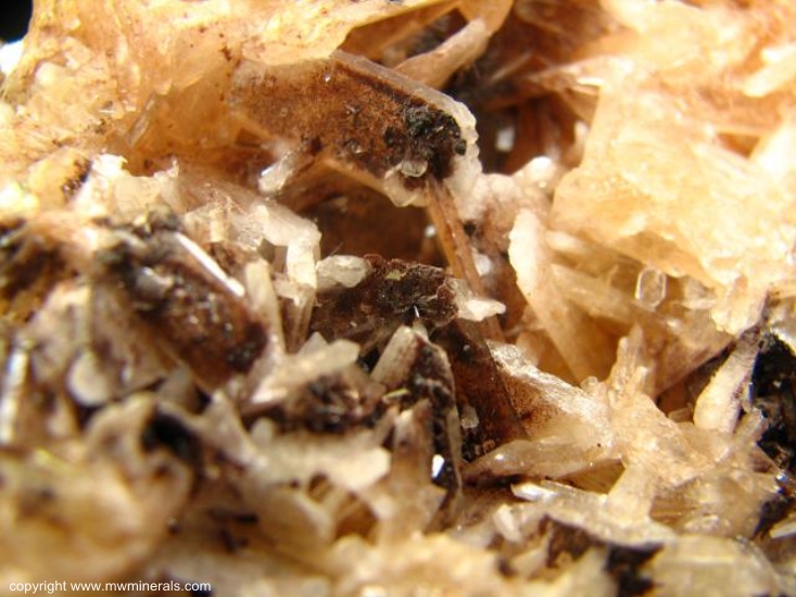 Mineral Specimen: Barite, Hematite from Montreal Mine, Iron County, Minnesota