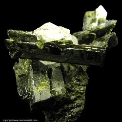 Minerals Specimen: Epidote and Quartz from Fazenda Rubin Pimenta Mine, Capelinha, Jequitinhonha valley, Minas Gerais, Bra Minerals Specimen: Epidote and Quartz from Fazenda Rubin Pimenta Mine, Capelinha, Jequitinhonha valley, Minas Gerais, Bra