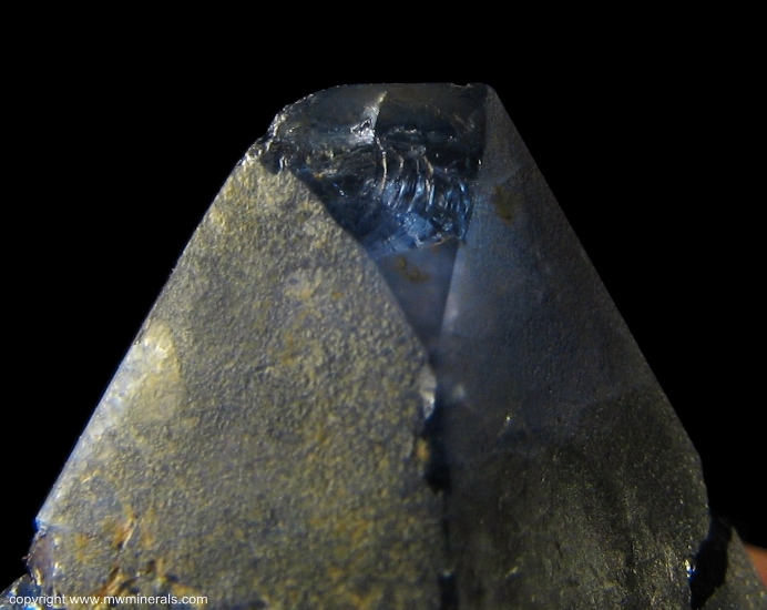 Mineral Specimen: Benitoite from Gem Mine, San Benito Count, California, USA