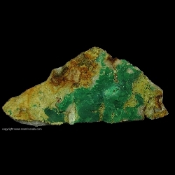 Minerals Specimen: Cornwallite from Murdock Mine, Spring Creek area, Last Chance District, Plumas Co., California, USA