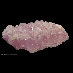 Minerals Specimen: Rose Quartz Crystals from Laranjeira Mine, Taquaral district, Itinga, Minas Gerais, Brazil Minerals Specimen: Rose Quartz Crystals from Laranjeira Mine, Taquaral district, Itinga, Minas Gerais, Brazil
