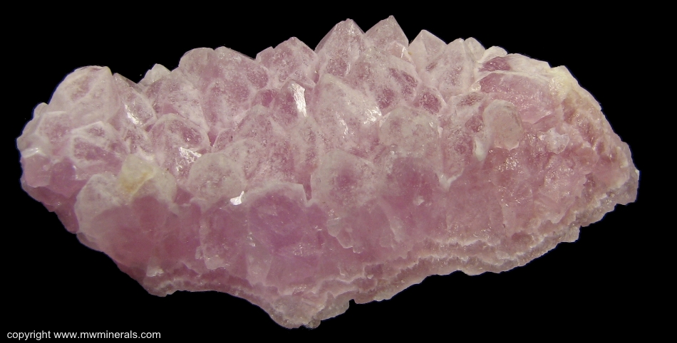 Mineral Specimen: Rose Quartz Crystals from Laranjeira Mine, Taquaral district, Itinga, Minas Gerais, Brazil