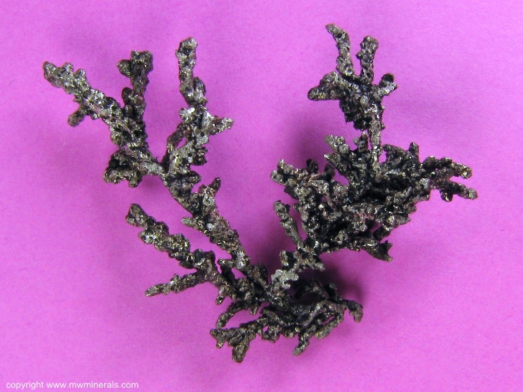 Mineral Specimen: Silver Crystals from White Pine Mine, White Pine, Ontonagon County, Michigan, USA
