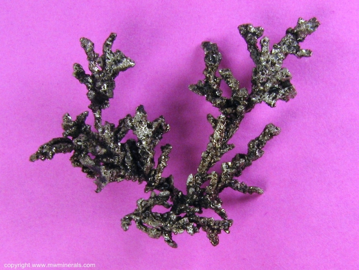 Mineral Specimen: Silver Crystals from White Pine Mine, White Pine, Ontonagon County, Michigan, USA