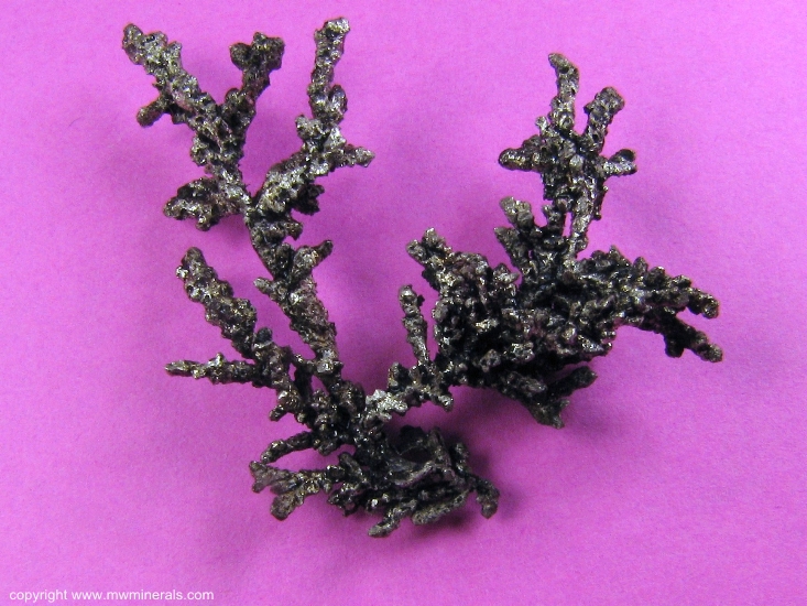 Mineral Specimen: Silver Crystals from White Pine Mine, White Pine, Ontonagon County, Michigan, USA