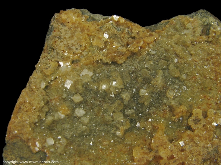 Mineral Specimen: Clinoptilolite-Ca from Wheal Hazard, Botallack Mine, Botallack, St Just, St Just District, Cornwall, England, UK