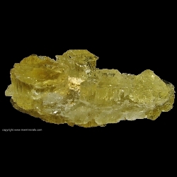 Minerals Specimen: Beryl variety: Heliodor from Minas Gerais, Brazil Minerals Specimen: Beryl variety: Heliodor from Minas Gerais, Brazil