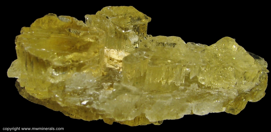 Mineral Specimen: Beryl variety: Heliodor from Minas Gerais, Brazil