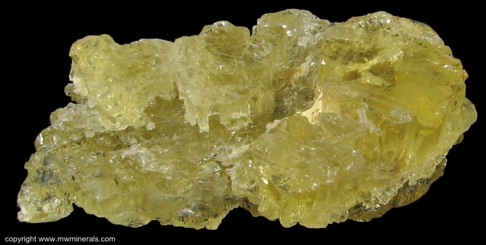 Mineral Specimen: Beryl variety: Heliodor from Minas Gerais, Brazil