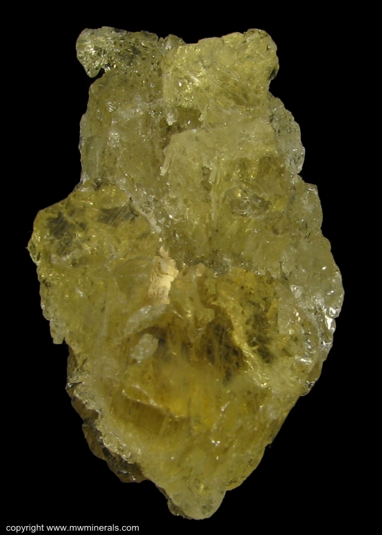 Mineral Specimen: Beryl variety: Heliodor from Minas Gerais, Brazil