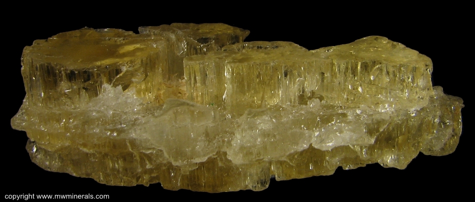 Mineral Specimen: Beryl variety: Heliodor from Minas Gerais, Brazil