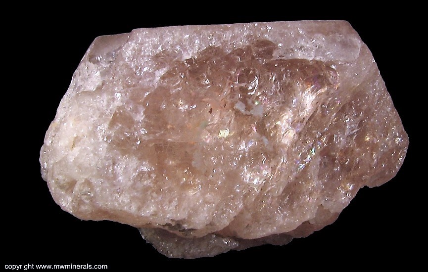 Mineral Specimen: Morganite from Alto Ligonha pegmatites, Alto Ligonha District, Zambezia Province, Mozambique