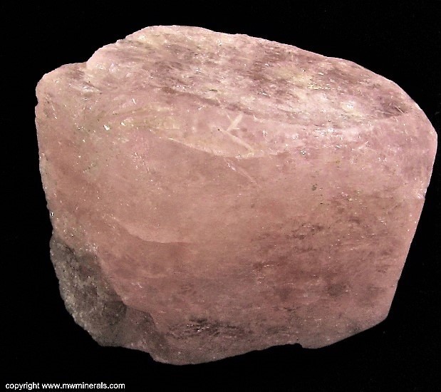 Mineral Specimen: Morganite from Alto Ligonha pegmatites, Alto Ligonha District, Zambezia Province, Mozambique