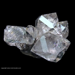 Minerals Specimen: Herkimer Diamond Cluster from Ace of Diamonds Mine, Middleville, Town of Newport, Herkimer County, New York Minerals Specimen: Herkimer Diamond Cluster from Ace of Diamonds Mine, Middleville, Town of Newport, Herkimer County, New York