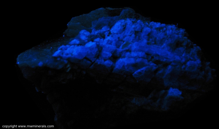 Mineral Specimen: Fluorescent Tourmaline from Mount Apatite District, Auburn, Androscoggin Co., Maine, USA