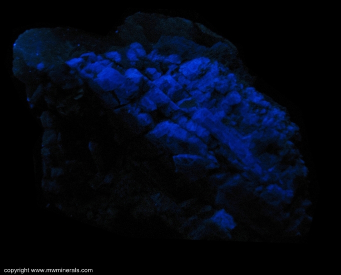 Mineral Specimen: Fluorescent Tourmaline from Mount Apatite District, Auburn, Androscoggin Co., Maine, USA