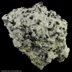 Minerals Specimen: Magnetite on Dolomite from New Idria District, Diablo Range, San Benito Co., California, USA Minerals Specimen: Magnetite on Dolomite from New Idria District, Diablo Range, San Benito Co., California, USA