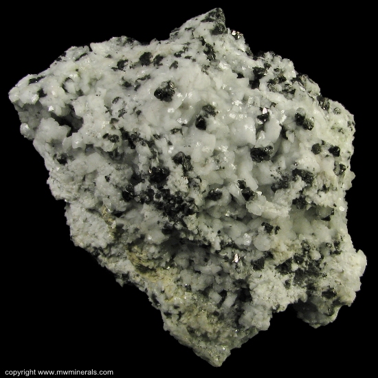 Mineral Specimen: Magnetite on Dolomite from New Idria District, Diablo Range, San Benito Co., California, USA