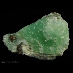 Minerals Specimen: Smithsonite variety: Cuprian from Kelly Mine, Magdalena District, Socorro Co., New Mexico, USA
