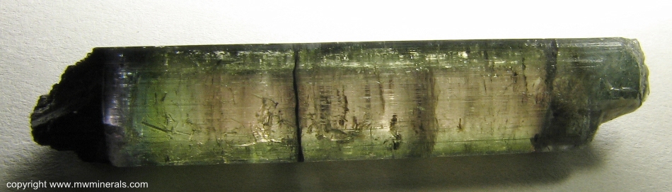 Mineral Specimen: Multicolor Tourmaline (Elbaite) from Parelhas, Borborema mineral province, Rio Grande do Norte, Brazil