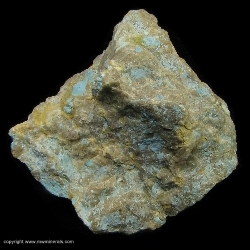 Minerals Specimen: Ceruelite with Schlossmacherite from Emma Luisa Mine, Guanaco, Santa Catalina, Antofagasta, Chile