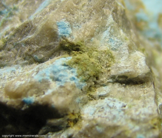 Mineral Specimen: Ceruelite with Schlossmacherite from Emma Luisa Mine, Guanaco, Santa Catalina, Antofagasta, Chile