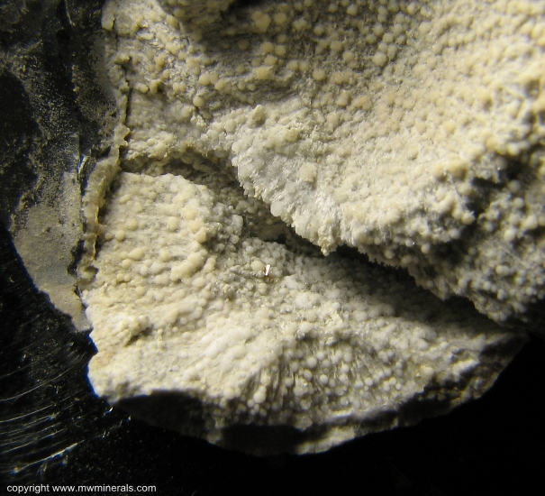 Mineral Specimen: Cristobalite with Fayalite from near Coso Junction, Inyo County, California, USA