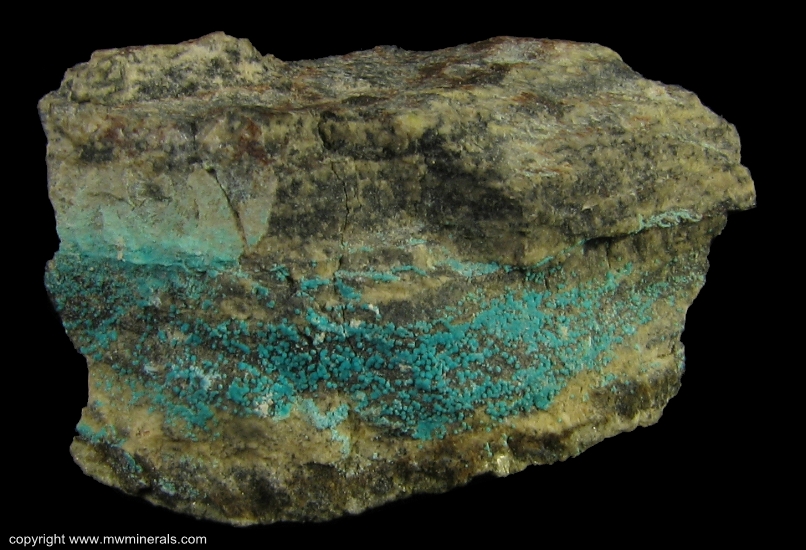 Mineral Specimen: Mcguinnessite from Basic Refractories mine, Gabbs District, Nye Co., Nevada, USA