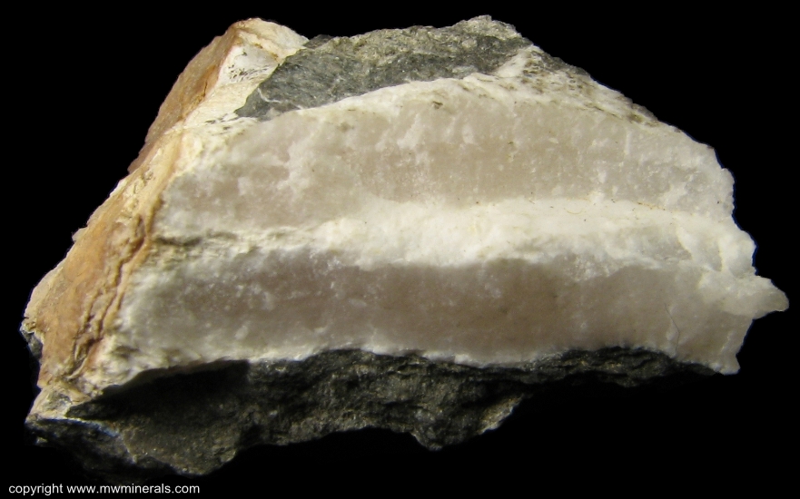 Mineral Specimen: Xonotlite from Marshall Beach, Fort Point, San Francisco, San Francisco Co., California, USA