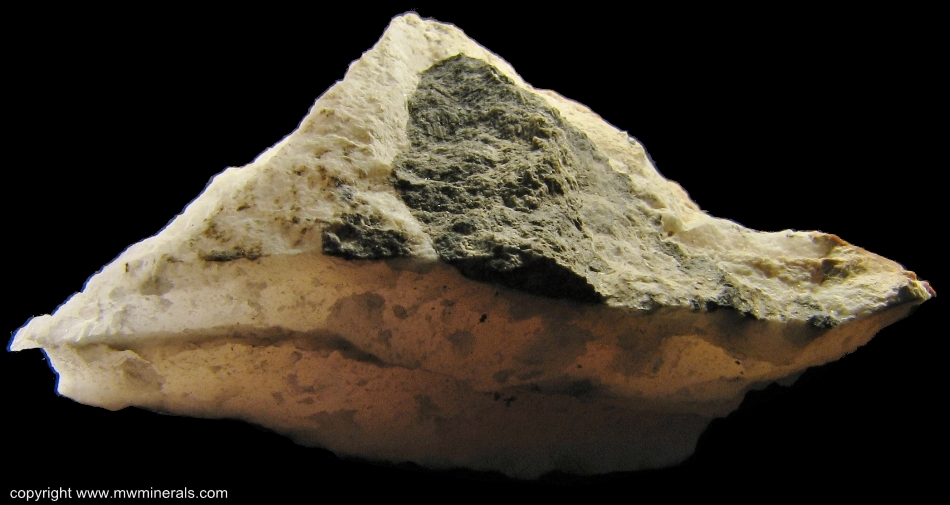 Mineral Specimen: Xonotlite from Marshall Beach, Fort Point, San Francisco, San Francisco Co., California, USA