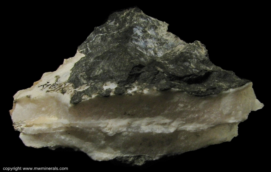 Mineral Specimen: Xonotlite from Marshall Beach, Fort Point, San Francisco, San Francisco Co., California, USA