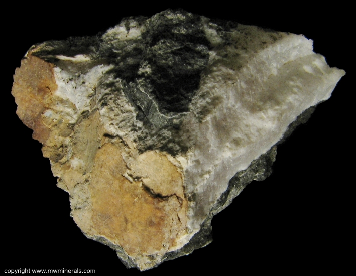Mineral Specimen: Xonotlite from Marshall Beach, Fort Point, San Francisco, San Francisco Co., California, USA