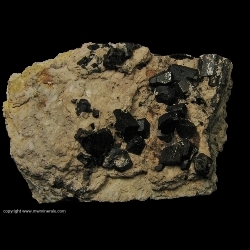 Minerals Specimen: Buergerite from Mexquitic, San Luis Potosi, Mexico