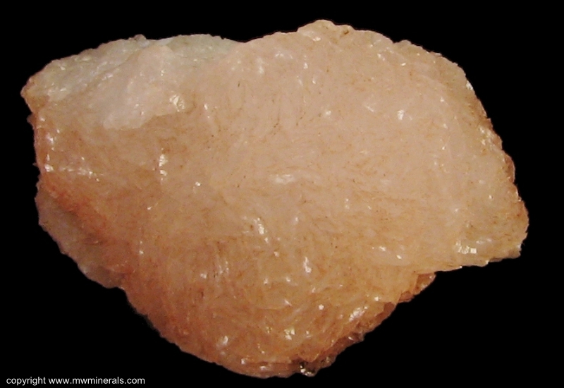 Mineral Specimen: Manganoan Calcite from Montreal Mine, Gogebic Range, Iron Co., Wisconsin, USA